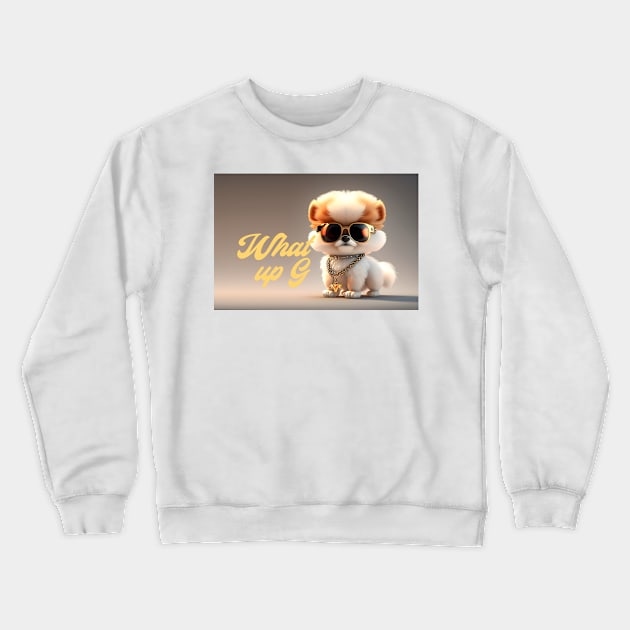 Bling swag puppy Crewneck Sweatshirt by Situla